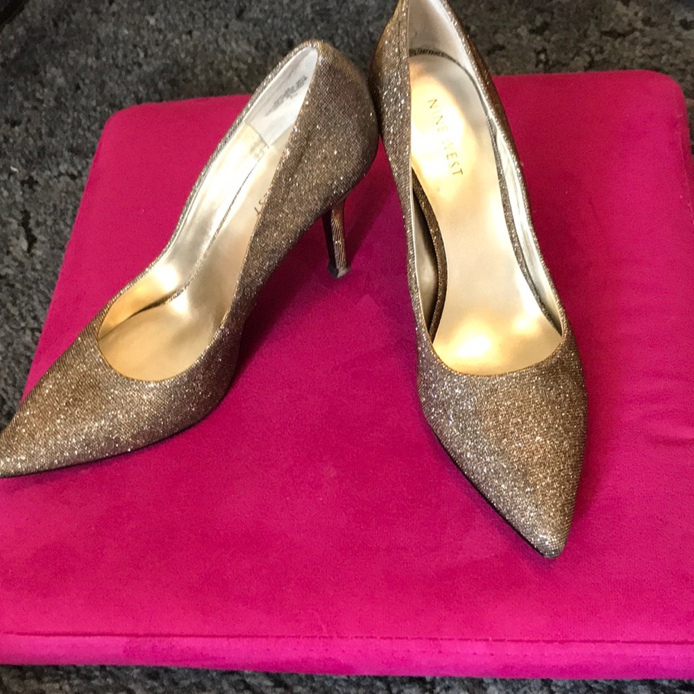 Nine West sparkle high heels